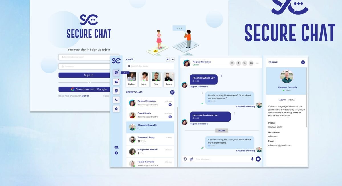 Secure Chat application